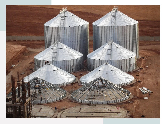 Строительство зерновых силосов в Нижнем Тагиле