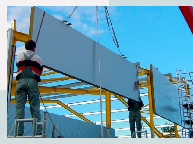 Монтаж сэндвич-панелей в Нижнем Тагиле от 625 руб.