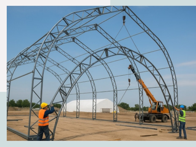 Монтаж ангаров в Нижнем Тагиле от 625 руб. - Надежно и быстро